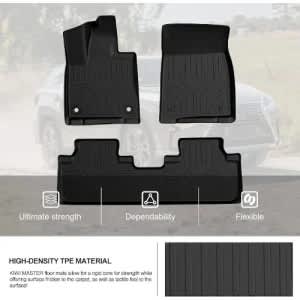 Toyota Landcruiser Prado 3d Tpe Rubber Foot Mat - A Set