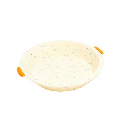 Silicone Round Baking Pan - 27 Cm - Cream
