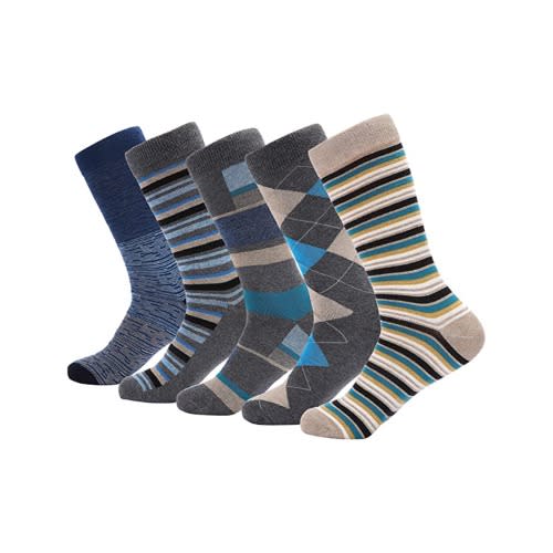 Marino Dappled Iron 5 Pack Socks -Pack 303