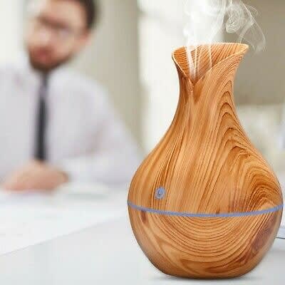 Electric Humidifier Aroma Diffuser- Wood Design