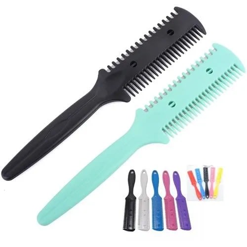 Cutting Hair Brushes With Razor Blades -4pcs