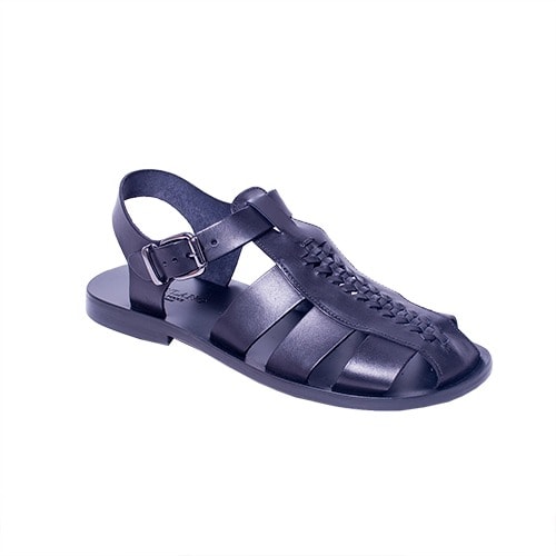 Tobylano Weave Design Sandals - Black