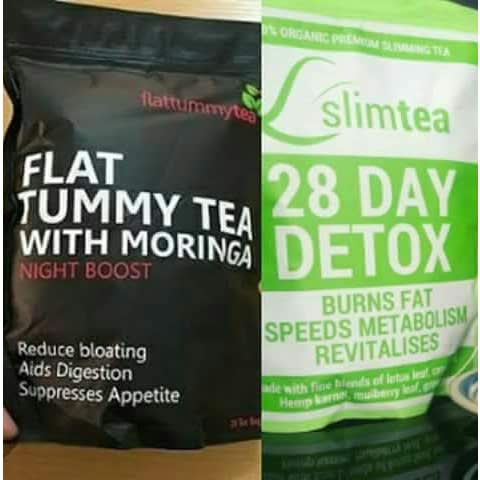 Flat Tummy Tea With Moringa + Slimming  Tea
