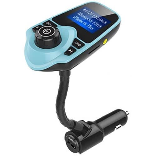 Wireless Bluetooth Fm Transmitter Radio Adapter Car Kit With Usb Car Charger M2