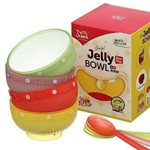 8pc Unbreakable Jelly Bowl Spoon Baby Feeding Set