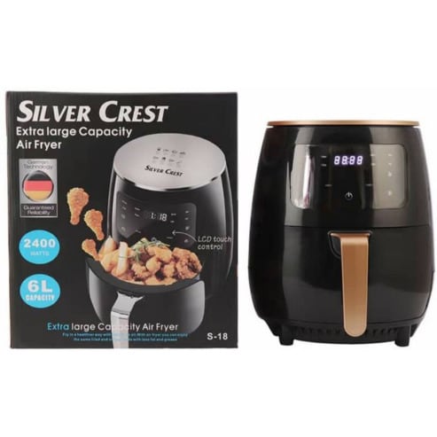 Digital Air Fryer -6L - 2400W - Black
