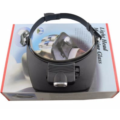 Light Head Magnifying Glass with 4 Lens - MG81001-A