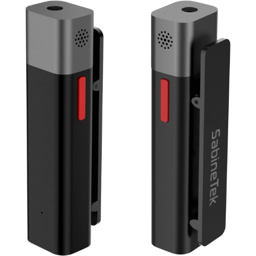 Smartmike+ Bluetooth Wireless Microphones For Smartphones And Dslr Cameras - Black - Pair