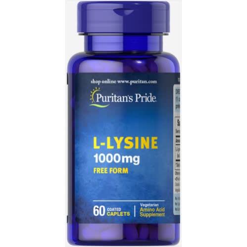 L+ Lysine 1000mg By 60 Caplets