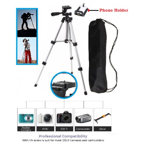 3110 Tripod Stand For Camera + Holder