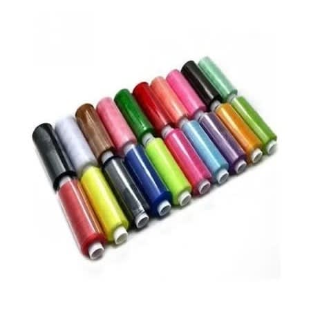 20pcs Colorful Polyester Thread Set Hand Machine Quilting Embroidery