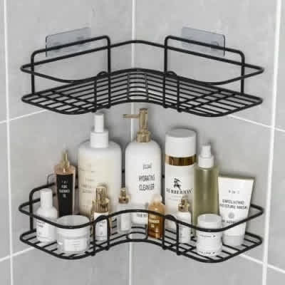 Bathroom Storage Shelf Rack Holder - Non-rust
