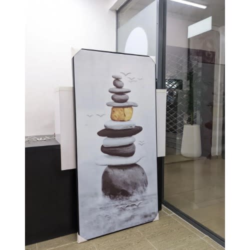 Rock Wall Art Frame With Canvas