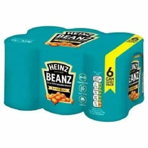 Tomato Sauce Baked Beans - 415g - 6 Pieces
