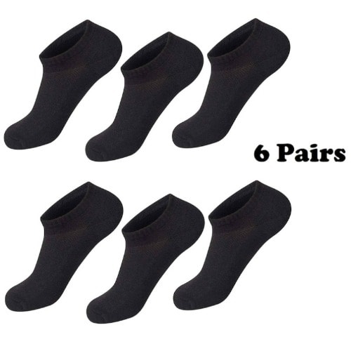 Men's Ankle Socks - 6 Pairs