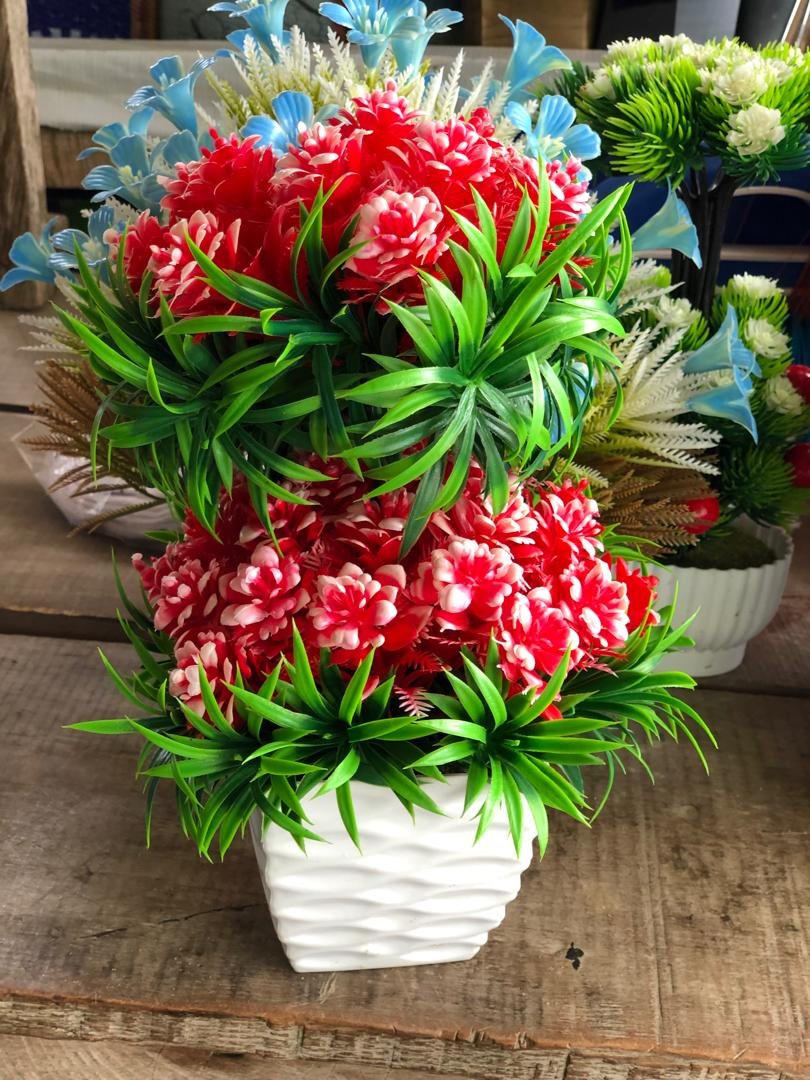  Artificial Potted Flowers Room Decorative Flowers.