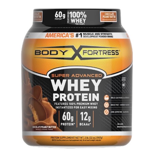 Whey Protein Powder -  Chocolate Peanut Butter Flavored - 2LB