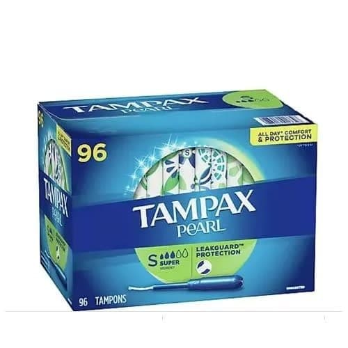 Pearl Super Tampons - 96 Count
