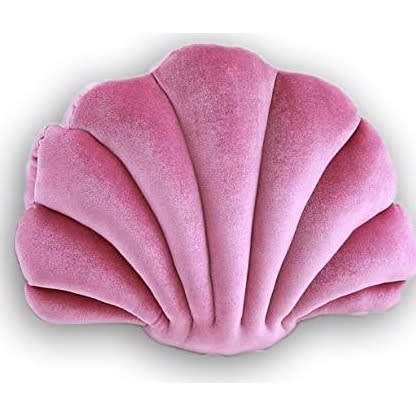 Pink Shell Shape Throw Pillows Design - 18 X 18"