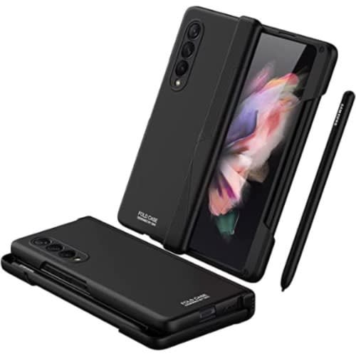 Case With Touch Pen For Samsung Galaxy Z Fold 3 - Black