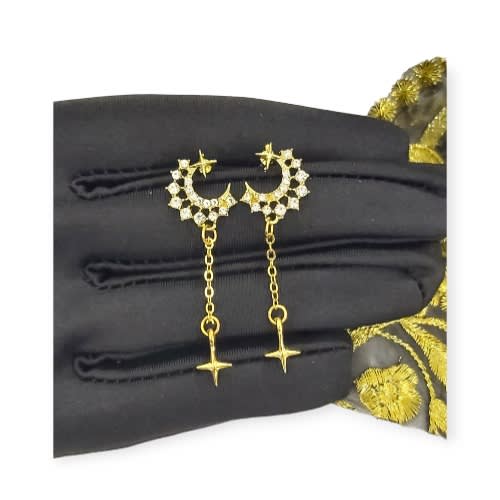 C Shape Drop Earring