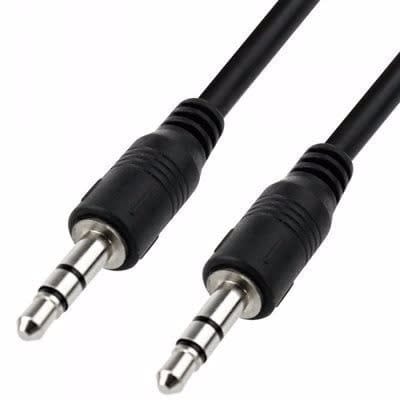 Cables Unlimited Audio Male To Male Stereo Aux Cable + Free Led Portable Lamp