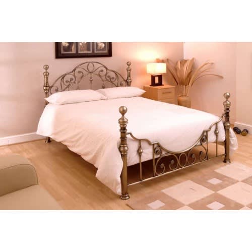 Halfmoon - Brass Bunk Bed Frame