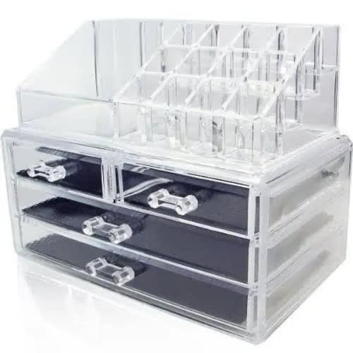 Stackable Cosmetic Box Organizer