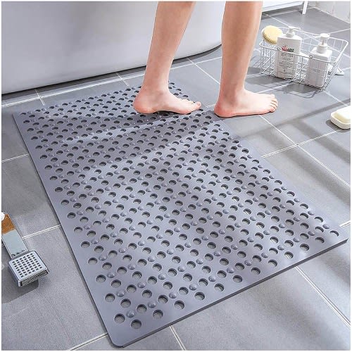 Bathroom Safety Anti Skid Mat/ Anti Slip Mat - Grey