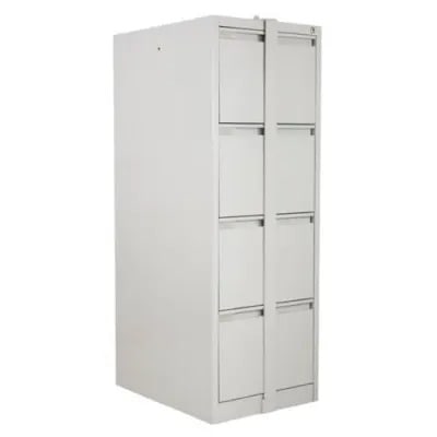Steel Four Drawer Filing Cabinet With Locking Bar