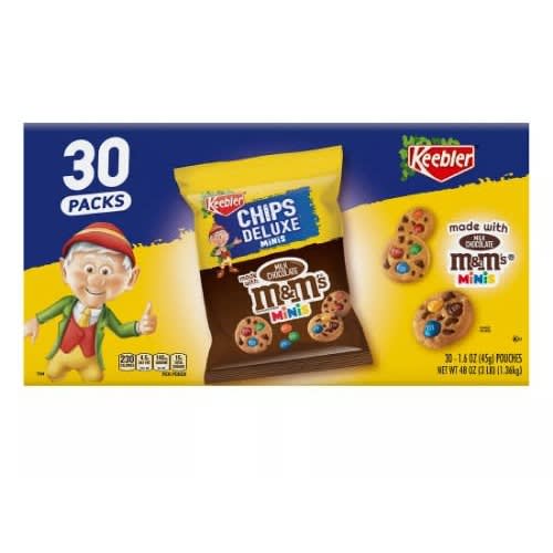 Chips Deluxe - M&M's Milk Chocolate 30 Packs - 1.36kg