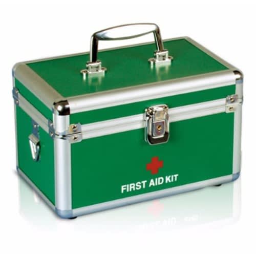 Aluminum First Aid Box - 10" X 6"