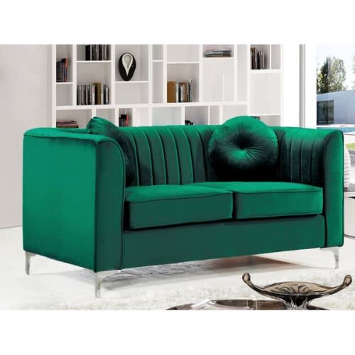 LE FINESSE Herbert Loveseat - Green