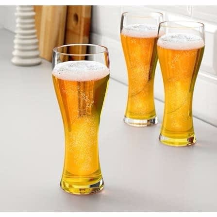 Transparent Beer Mug -  6 Pieces - 200g