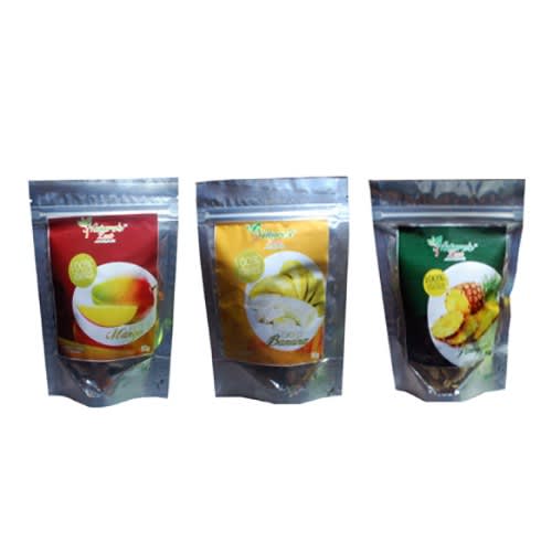 Nature's Zest Mixed-varieties - 2 Pineapple + 2 Mango & 2 Banana - 6pcs