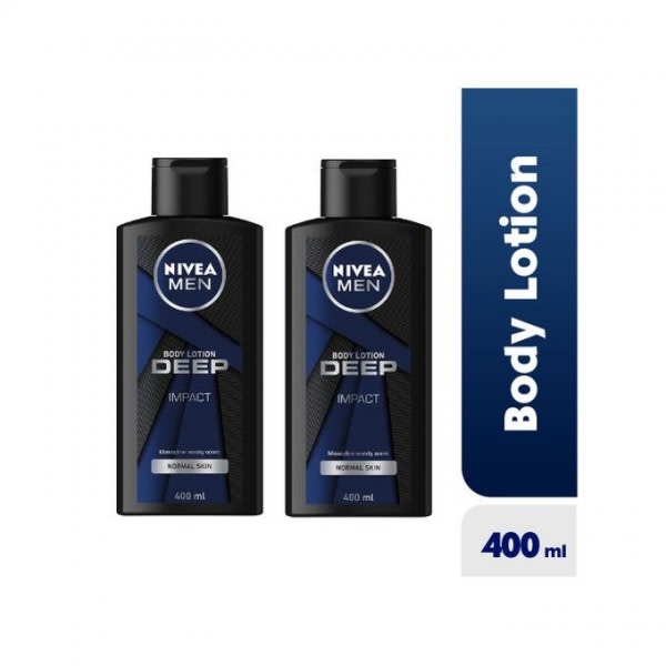 Men's Deep Impact Body Lotion - 400ml - Pack Of 2