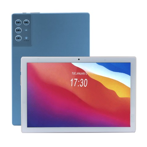 Discover Note 15 Plus Android Tablet with Keyboard - 10.1" - 256GB ROM - 6GB RAM - 5G - 5000mAh- Blue