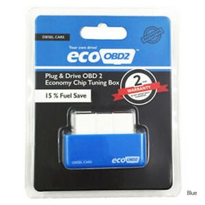 Eco Obd2 Economy Fuel Saver Tuning Box Chip For Petrol Car - Blue