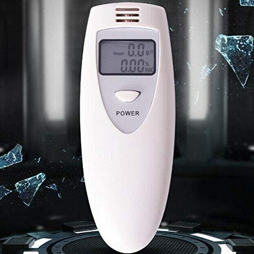 Digital Breath Alcohol Tester - Whtie