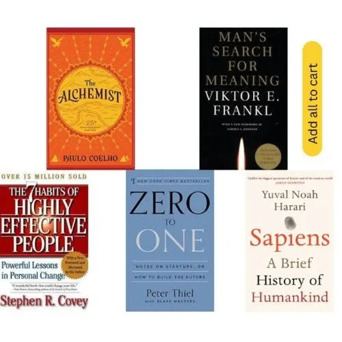 Man's Search For Meaning - The 7 Habits Of Highly Effective People - The Alchemist Plus