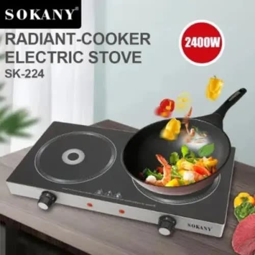 Sokany Radiant Cooker Electric Stove - 2400w Sk-224
