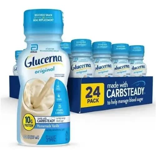 Glucerna - Abbott Diabetes Nutritional Shake - Vanilla flavour - 24 In A Pack - 237ml