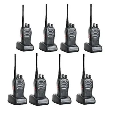 Walkie Talkie Two Way Radio Uhf 400-470mhz Bf-888s - 8pcs