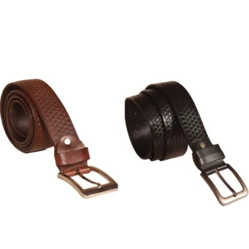 Stamp Leather Belt - 2pcs