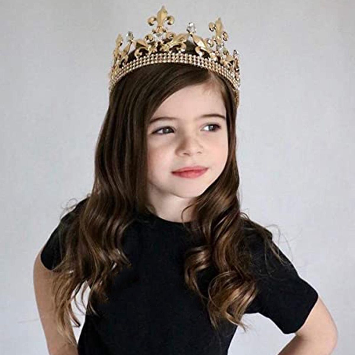 Gold Mini Princess Crown Tiara Cake Cupcake Toppers Set For Baby Shower Birthday Princess Party Decorations