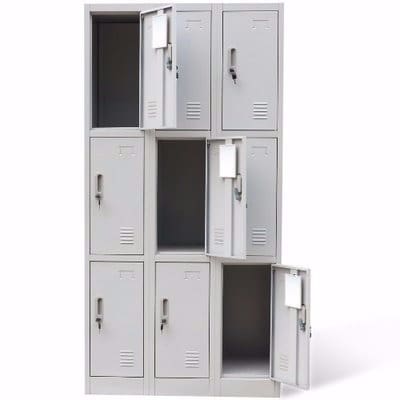 9-Door Metal Locker