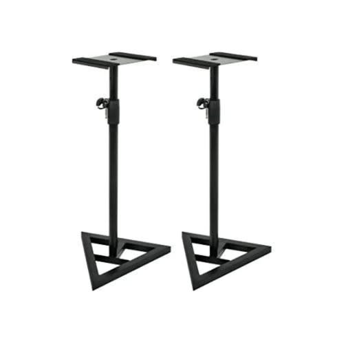 Pair Of Studio Monitor Speaker Stands - Black