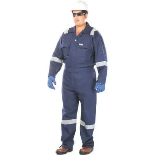 Safety Reflective Coverall- Up And Down - Xxl  - Blue