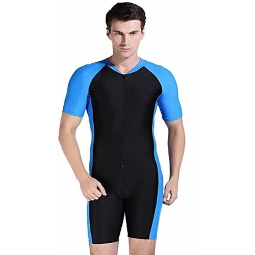 Swimming Diving Suit - Blue  Black