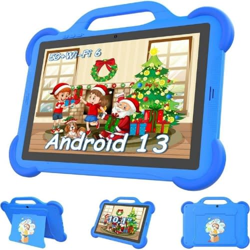Android 13 Wifi Tablet - 10.1'' - 8GB RAM -64GB ROM - 50000mAh - Blue